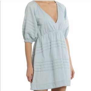 7 for All Mankind Denim Babydoll Dress
